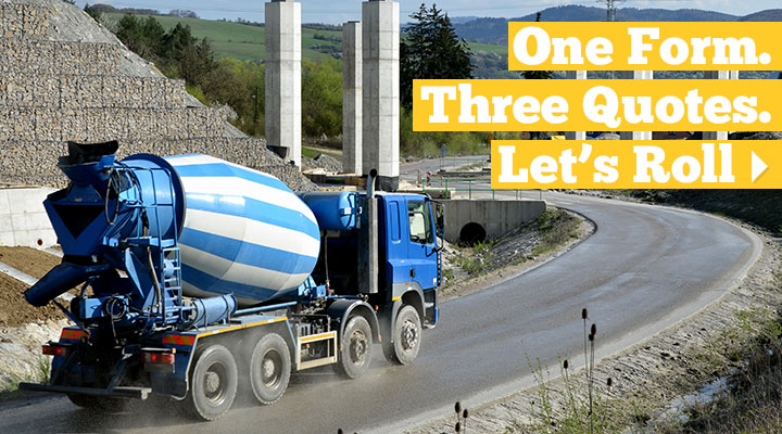 3 Low Cost Ready Mix Concrete Truck Insurance Quote