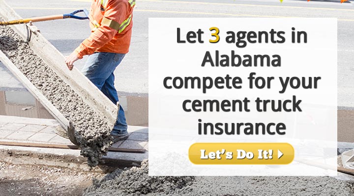 Alabama Cement Truck Insurance Quotes